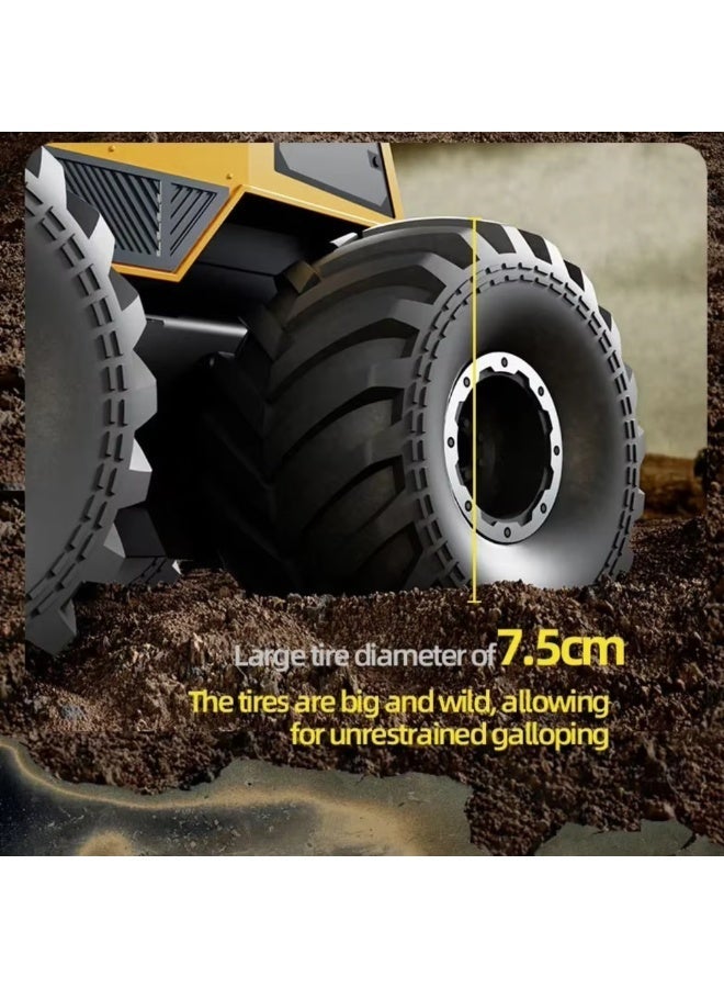 Twisoo 2.4G 4WD Amphibious RC Car, Off-Road All-Terrain Remote Control Car for Kids, Waterproof Stunt Vehicle for Outdoor Play, High-Speed Double-Sided Driving Toy Car, Birthday Gifts - Image 5